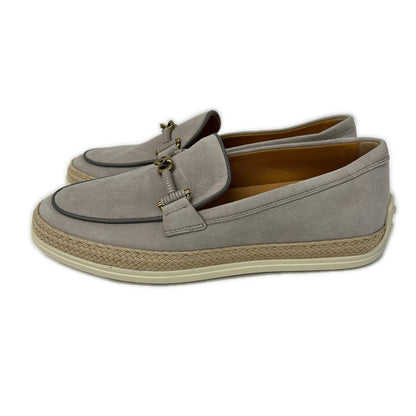 TOD'S トッズ 【美品】XXW92K0HZ00D8W スエード エスパドリーユ ローファー シューズ