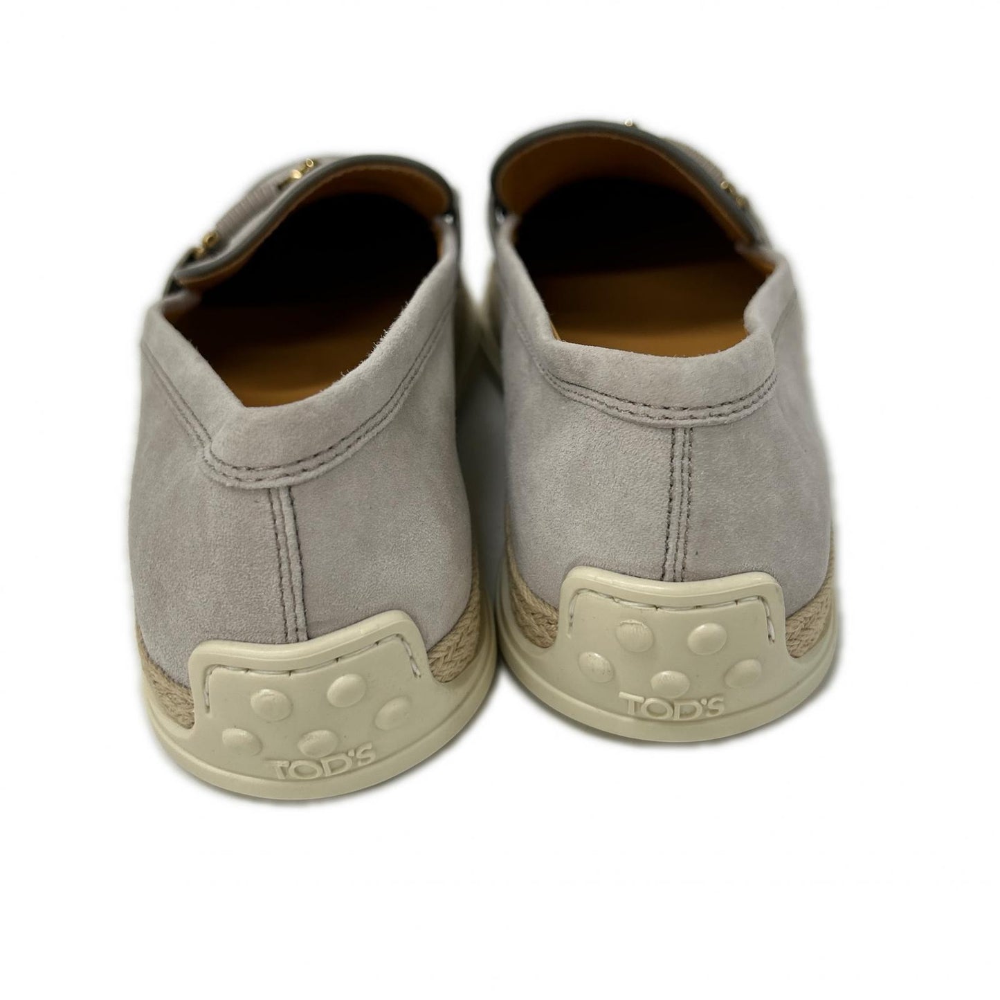 TOD'S トッズ 【美品】XXW92K0HZ00D8W スエード エスパドリーユ ローファー シューズ