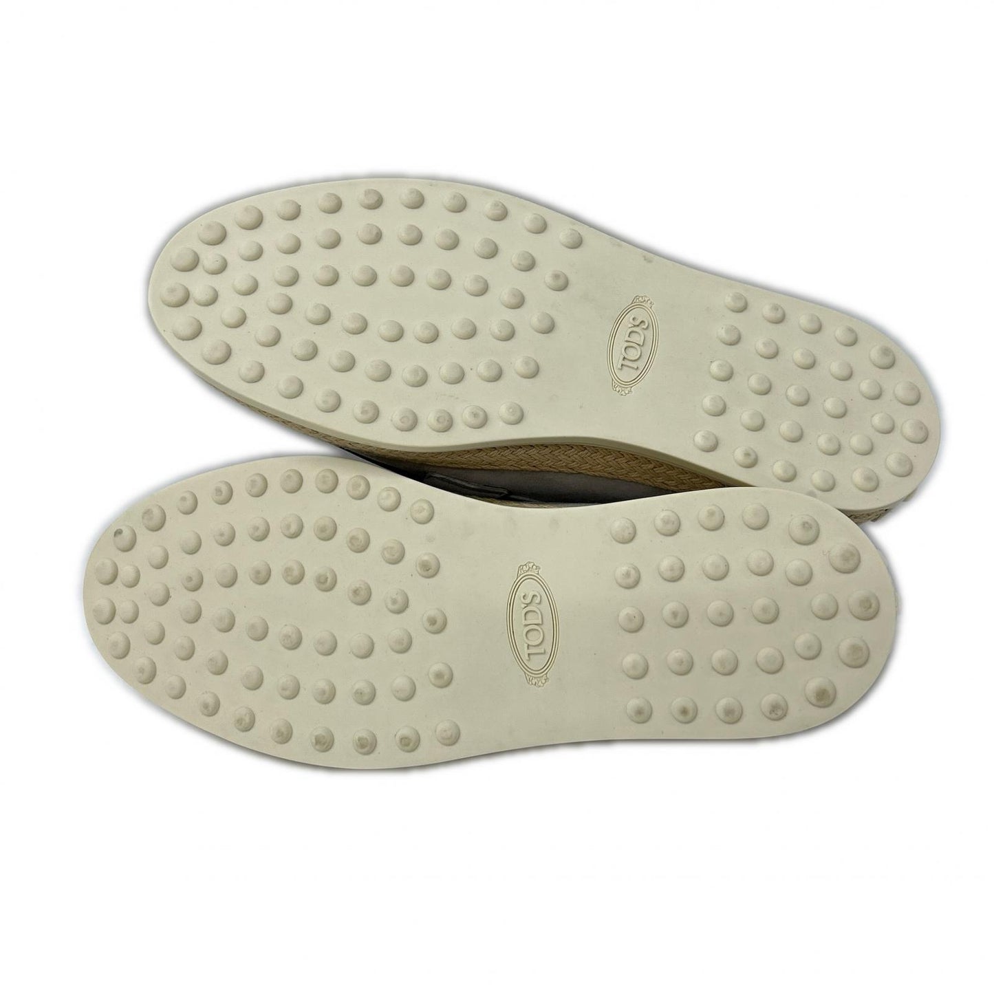 TOD'S トッズ 【美品】XXW92K0HZ00D8W スエード エスパドリーユ ローファー シューズ