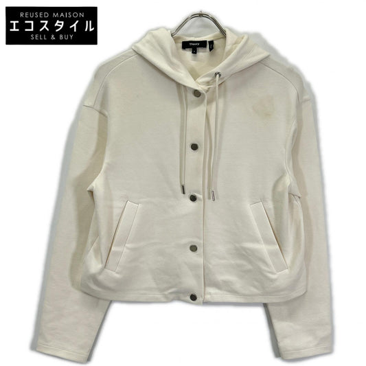 Theory セオリー 26SS アイボリー ジャージーフードジャケット ジャケット