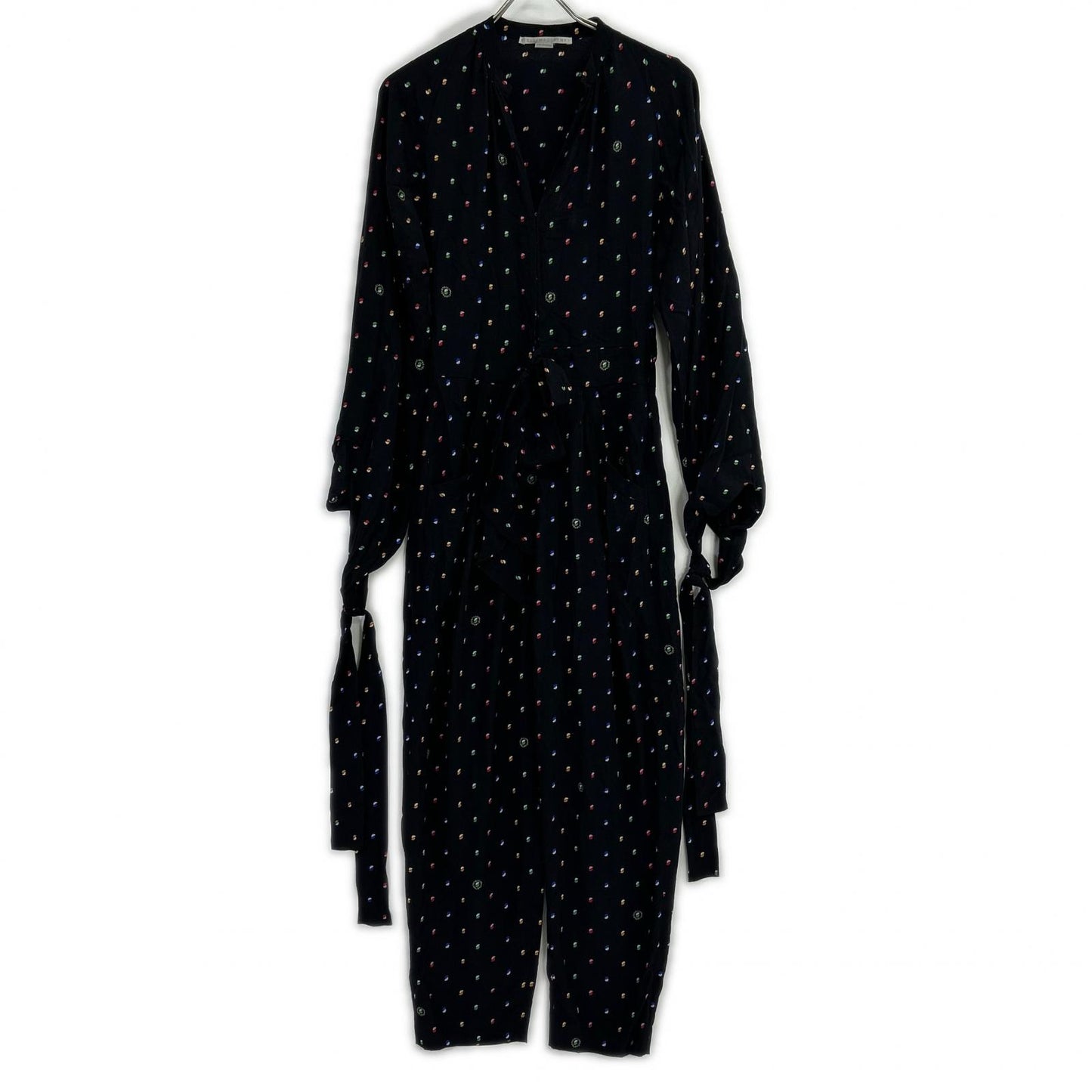 STELLA McCARTNEY ステラマッカートニー 【国内正規】550743 SMA20 総柄 シルク100％ オールインワン オーバーオール オールインワン
