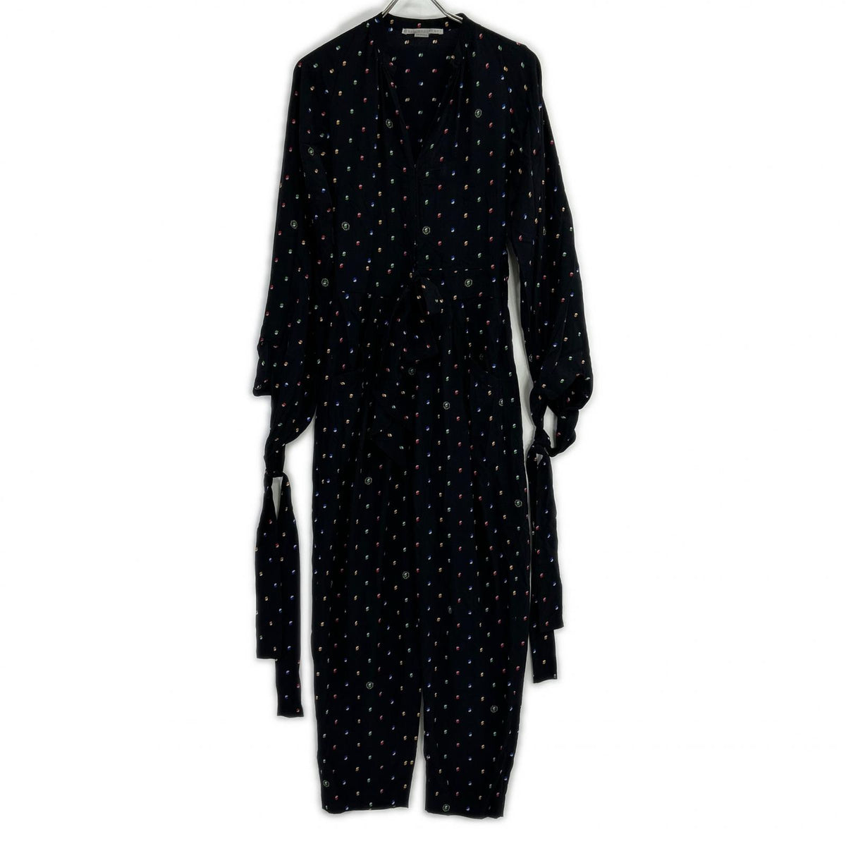 STELLA McCARTNEY ステラマッカートニー 【国内正規】550743 SMA20 総柄 シルク100％ オールインワン オーバーオール オールインワン