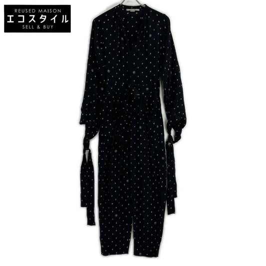 STELLA McCARTNEY ステラマッカートニー 【国内正規】550743 SMA20 総柄 シルク100％ オールインワン オーバーオール オールインワン