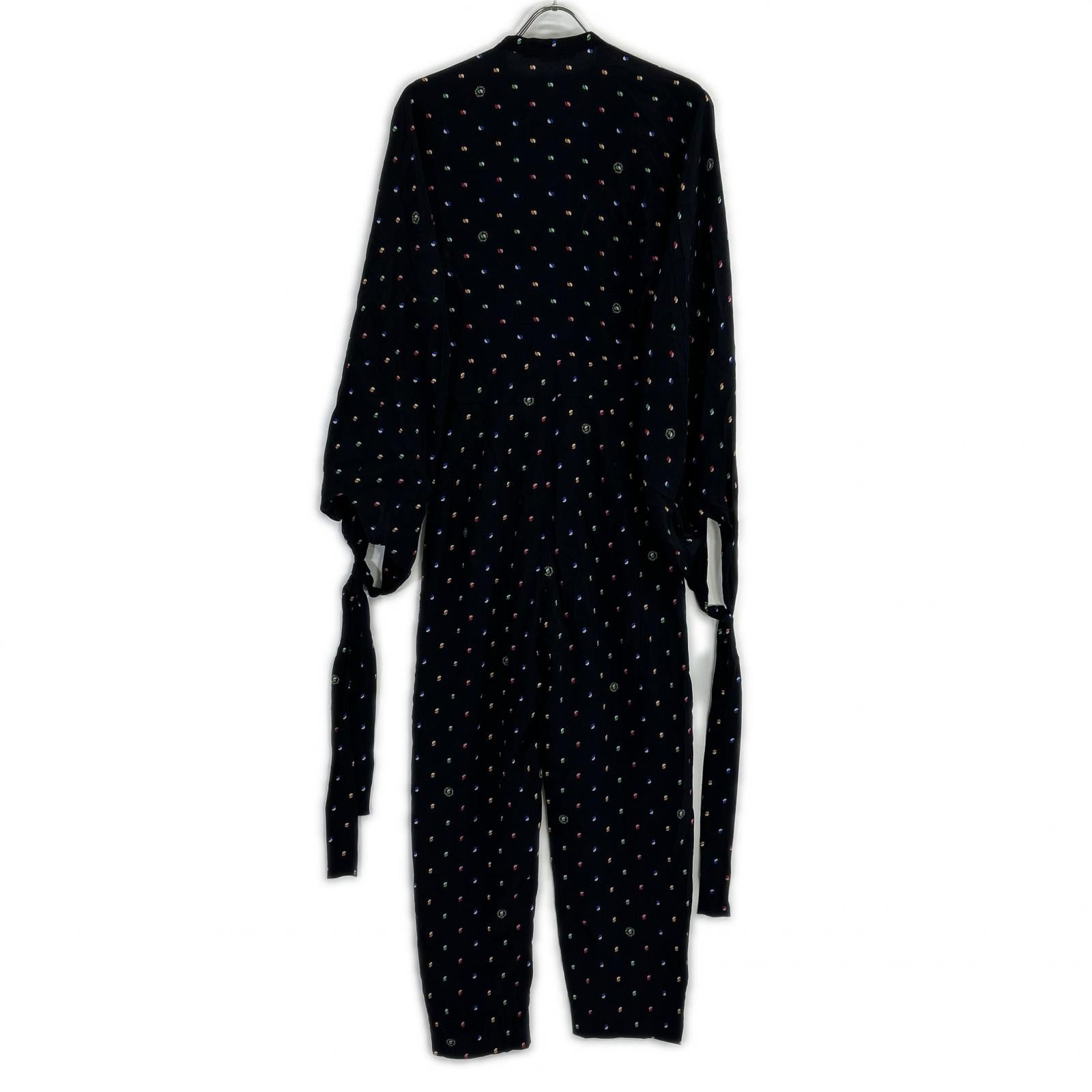 STELLA McCARTNEY ステラマッカートニー 【国内正規】550743 SMA20 総柄 シルク100％ オールインワン オーバーオール オールインワン
