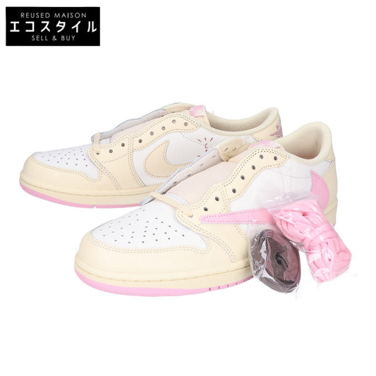 NIKE ナイキ 【新品同様】IQ7604-100 AIR JORDAN 1 LOW QS SP エアジョーダン 1 ロー クイックストライク スペシャル トラビススコット スニーカー シューズ