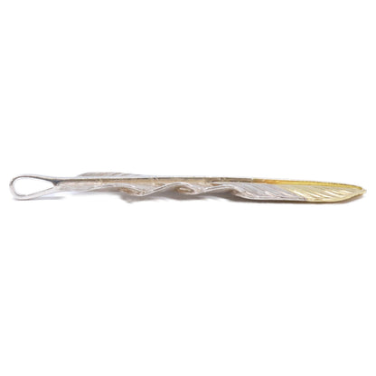 WASHIMITARO 鷲見太郎 W-1FFL02-TYG L flight feather K18/SV925 top 02 ペンダントトップ
