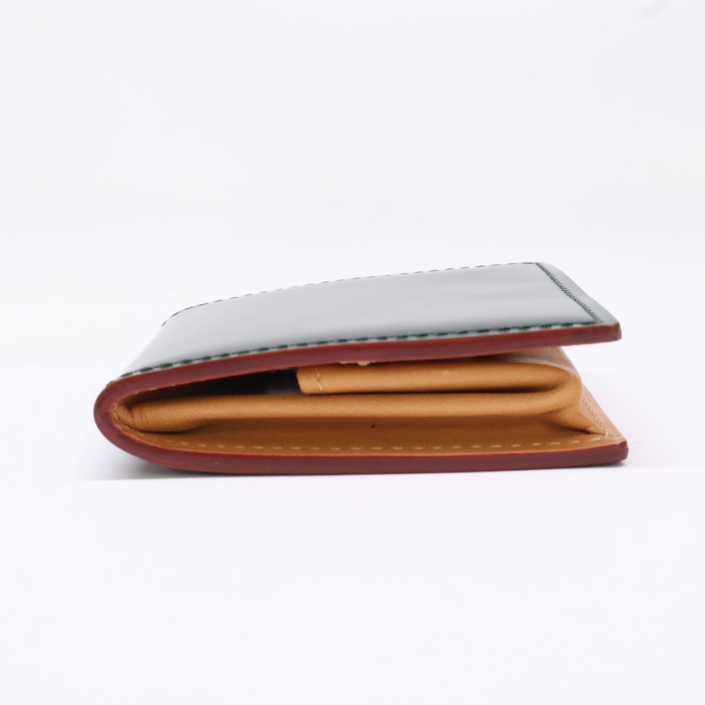 GANZO 【Excellent condition】57066 CORDOVAN box coin purse