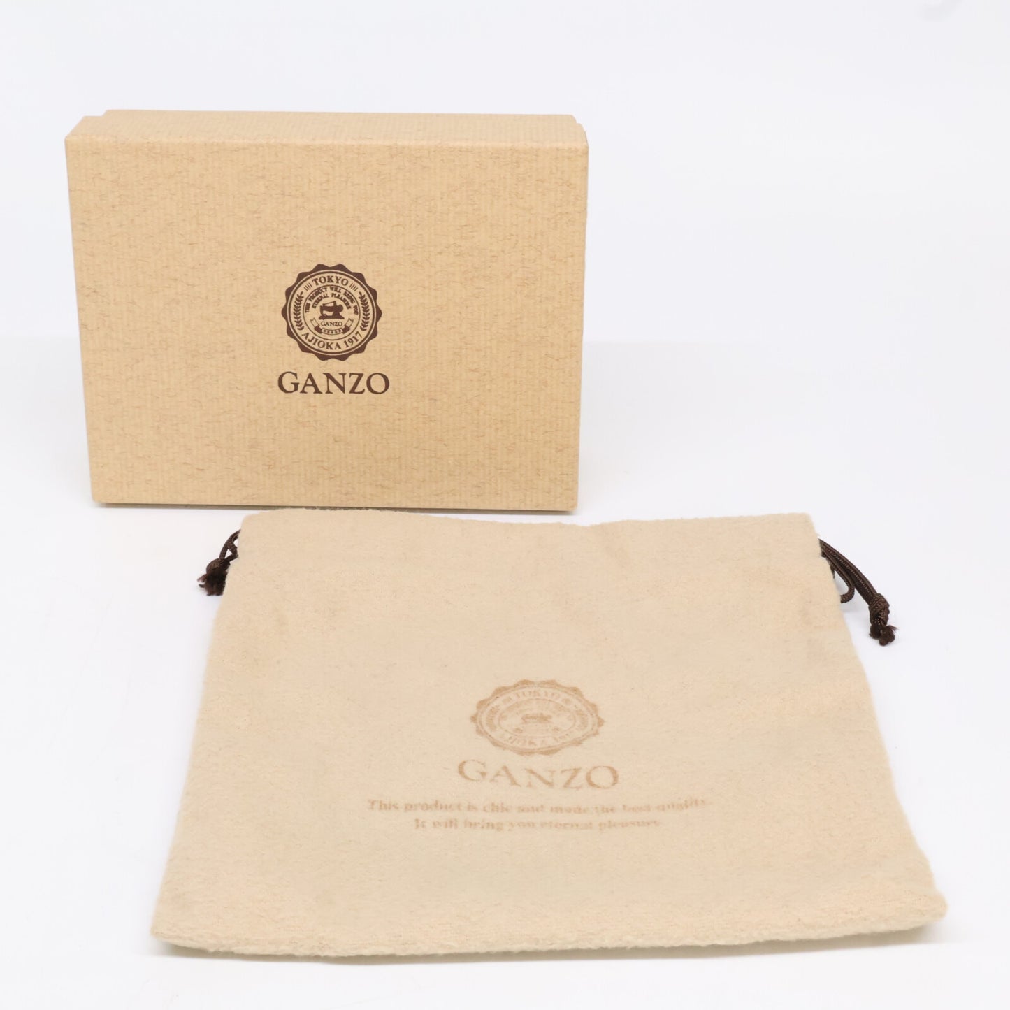 GANZO 【Excellent condition】57066 CORDOVAN box coin purse