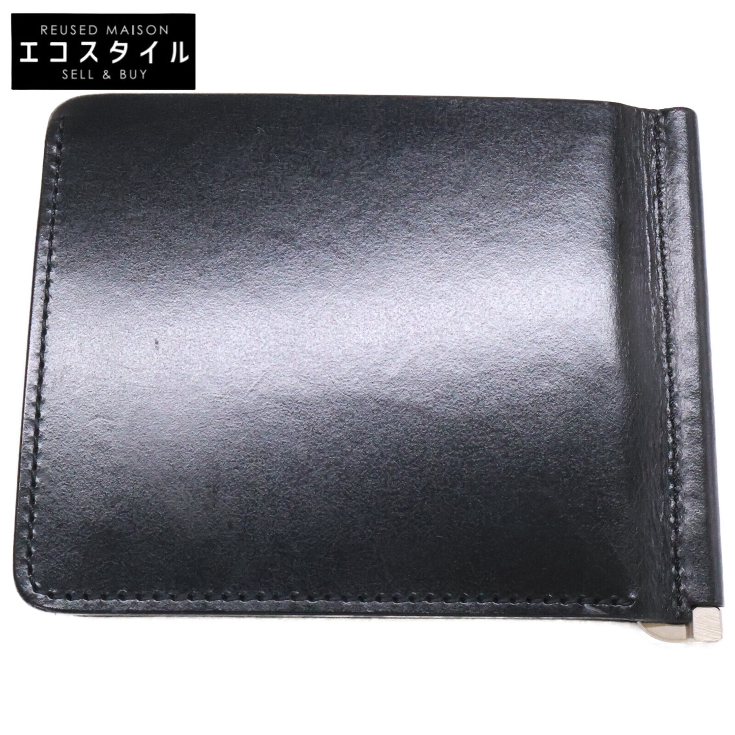 SLOW 【Like new】SO794J bridle - money clip - bridle money clip bifold wallet (with coin purse)