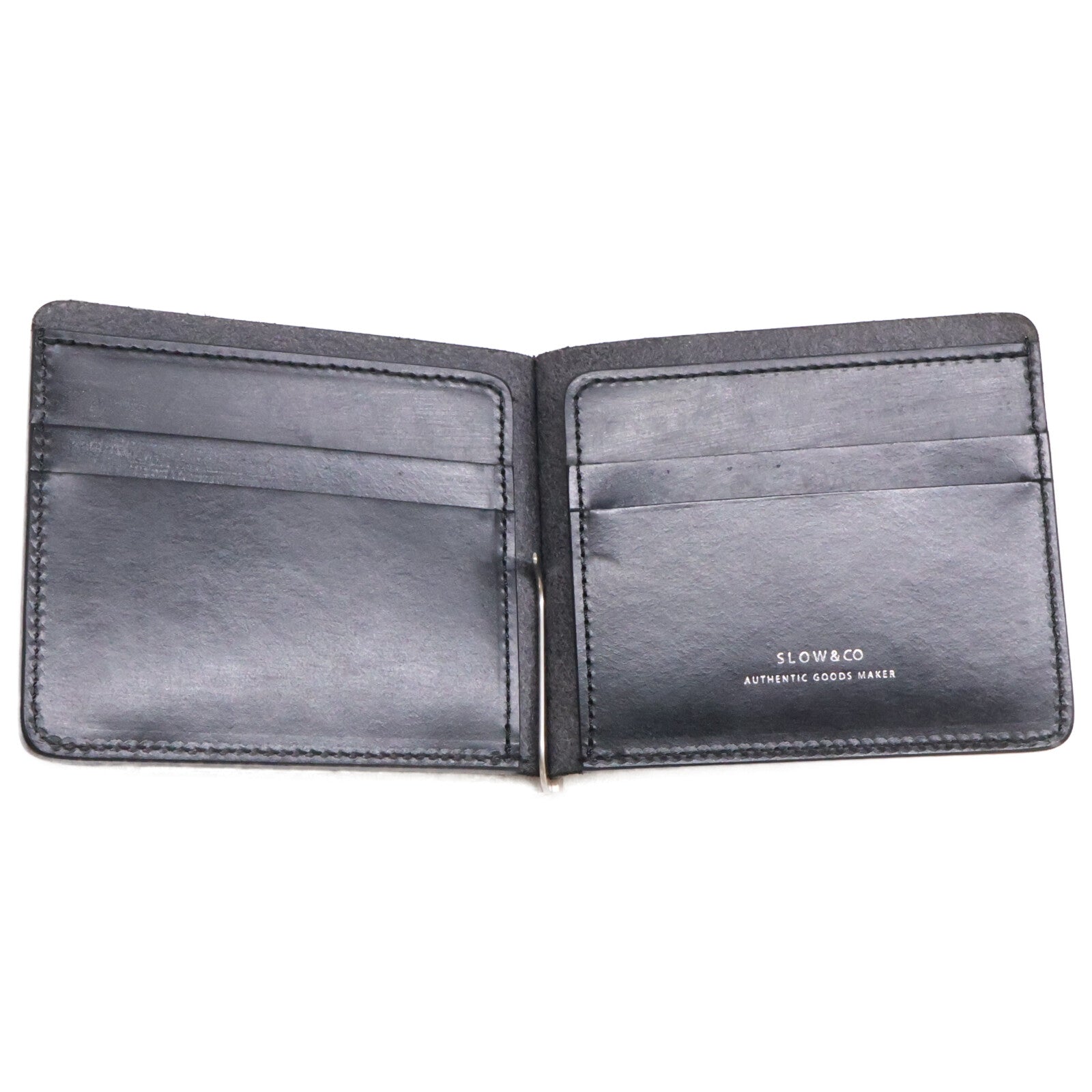 SLOW 【Like new】SO794J bridle - money clip - bridle money clip bifold wallet (with coin purse)