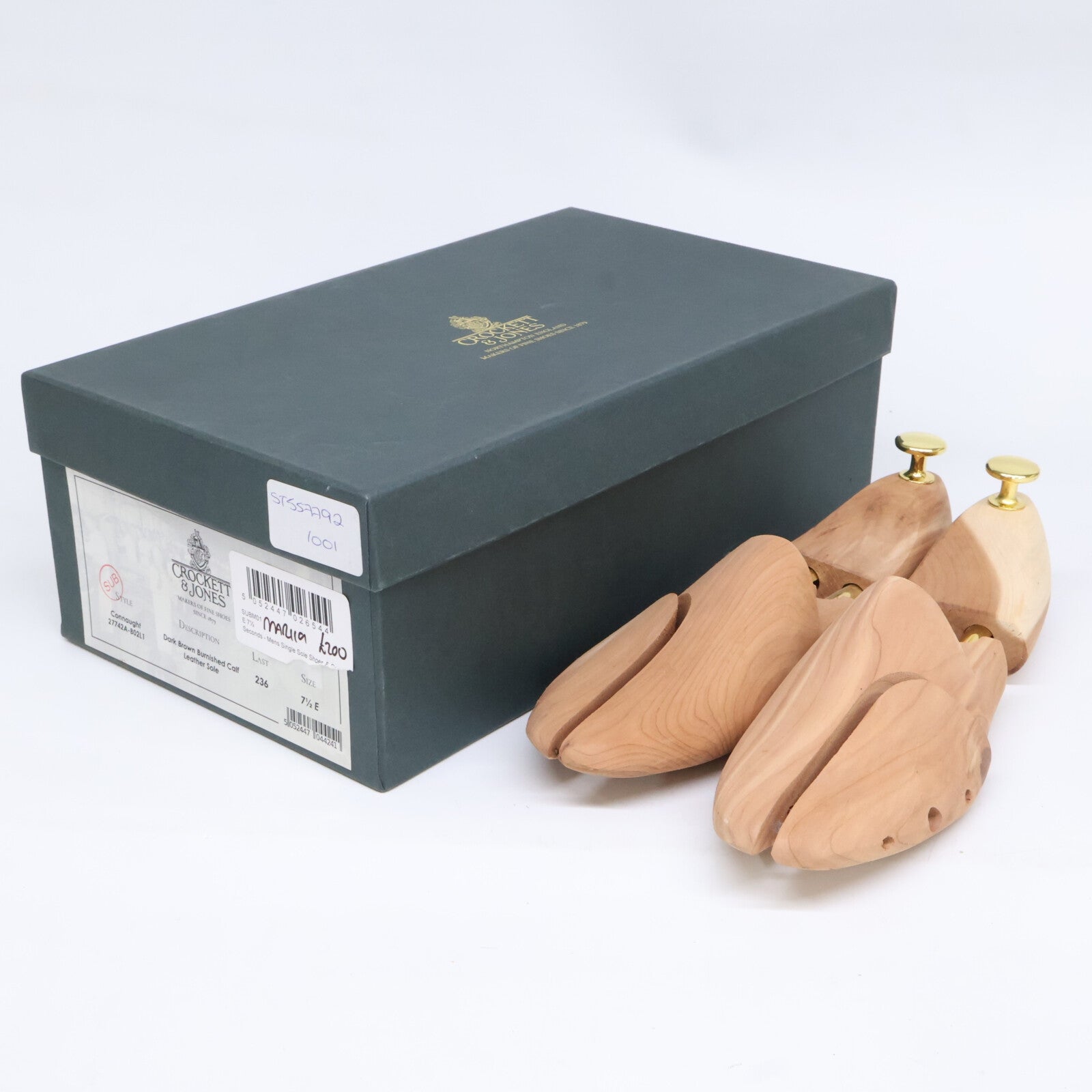 Crockett&Jones クロケット＆ジョーンズ 【新品同様】27742 CONNAUGHT 236ラスト ストレートチップ オックスフォード シューズ シューズ