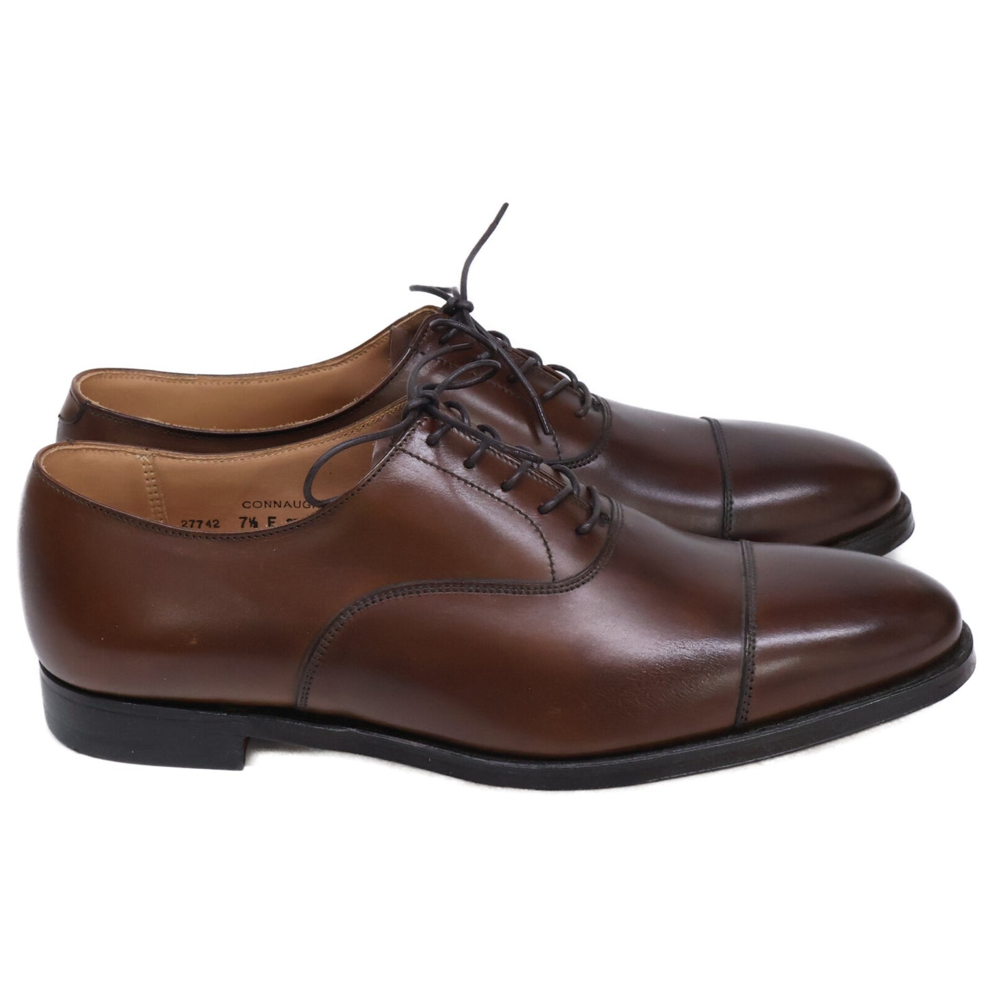 Crockett&Jones クロケット＆ジョーンズ 【新品同様】27742 CONNAUGHT 236ラスト ストレートチップ オックスフォード シューズ シューズ