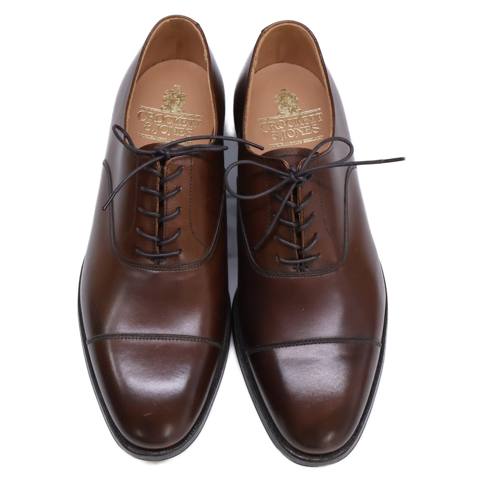 Crockett&Jones クロケット＆ジョーンズ 【新品同様】27742 CONNAUGHT 236ラスト ストレートチップ オックスフォード シューズ シューズ