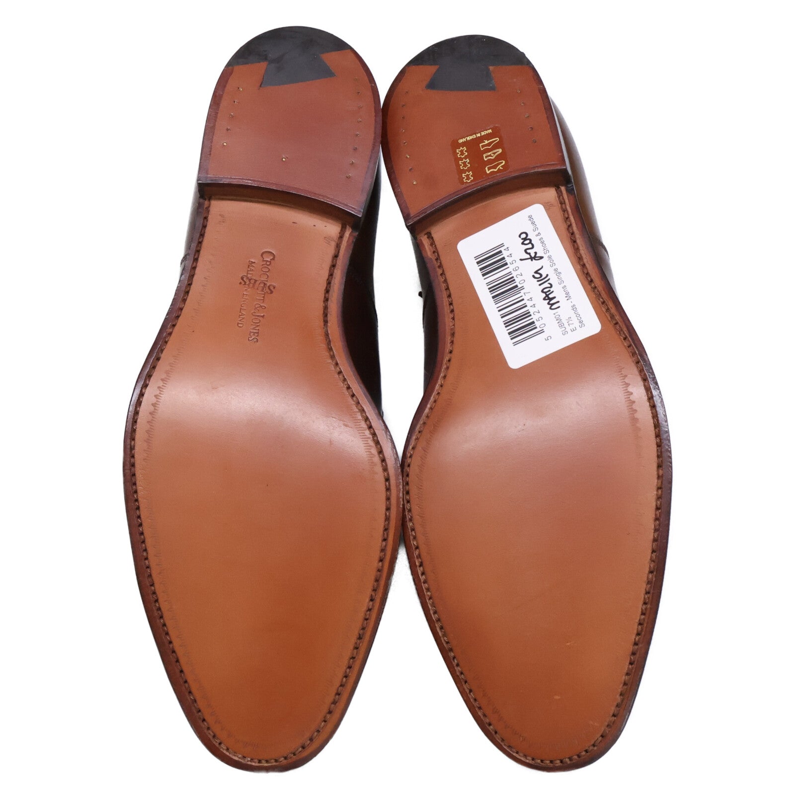 Crockett&Jones クロケット＆ジョーンズ 【新品同様】27742 CONNAUGHT 236ラスト ストレートチップ オックスフォード シューズ シューズ