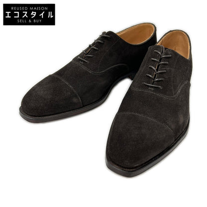 Crockett&Jones クロケット＆ジョーンズ 【新品同様】25057 HALLAM ハラム 348ラスト スエード ストレートチップ オックスフォード シューズ シューズ