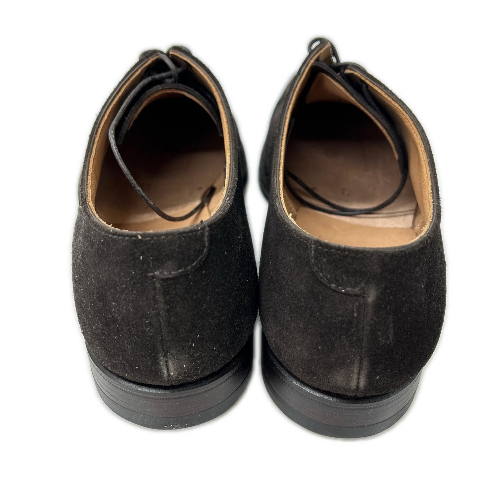Crockett&Jones クロケット＆ジョーンズ 【新品同様】25057 HALLAM ハラム 348ラスト スエード ストレートチップ オックスフォード シューズ シューズ