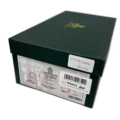 Crockett&Jones クロケット＆ジョーンズ 【新品同様】25057 HALLAM ハラム 348ラスト スエード ストレートチップ オックスフォード シューズ シューズ