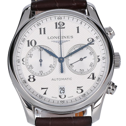 LONGINES ロンジン 新品同様 L2.629.4.78.3 ロンジン マスターコレクション クロノグラフ デイト 自動巻き 腕時計