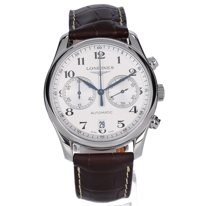LONGINES ロンジン 新品同様 L2.629.4.78.3 ロンジン マスターコレクション クロノグラフ デイト 自動巻き 腕時計