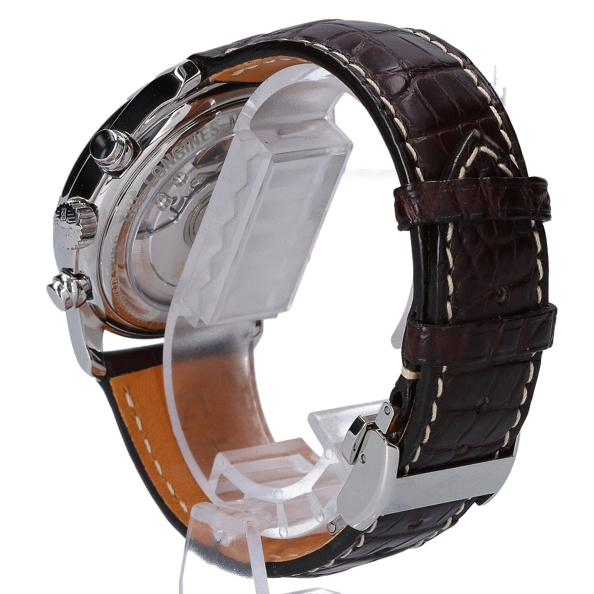 LONGINES ロンジン 新品同様 L2.629.4.78.3 ロンジン マスターコレクション クロノグラフ デイト 自動巻き 腕時計