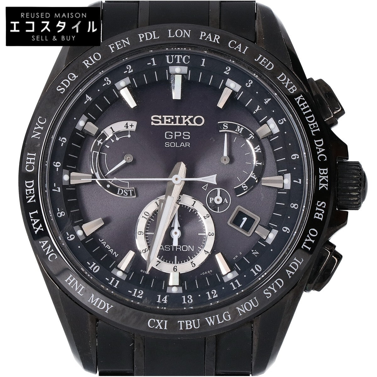 SEIKO セイコー SBXB049 アストロン Comfotex Tiモデル 8Xシリーズデュアルタイムレギュラーモデル GPSソーラー電波 腕時計