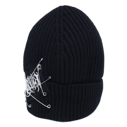 DOLCE&GABBANA ドルチェアンドガッバーナ GXL42Z/JAWN4 ピン付 カシミヤ ビーニー 帽子