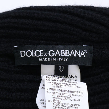 DOLCE&GABBANA ドルチェアンドガッバーナ GXL42Z/JAWN4 ピン付 カシミヤ ビーニー 帽子