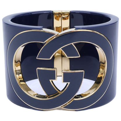 GUCCI グッチ 【新品同様】GG Interlocking cuff Bracelet グッチ インターロッキング カフ ブレスレット バングル