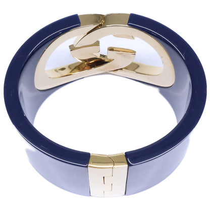 GUCCI グッチ 【新品同様】GG Interlocking cuff Bracelet グッチ インターロッキング カフ ブレスレット バングル