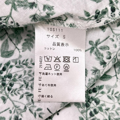 SEVEN TEN by MIHO KAWAHITO セブンテン バイミホカワヒト 10S111 グリーン シグネチャープリントシャツ トップス