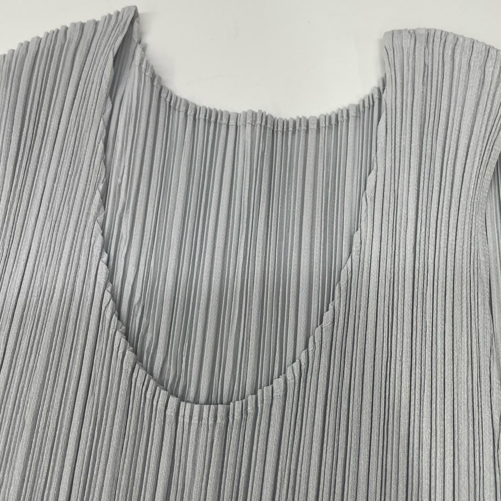 PLEATS PLEASE プリーツプリーズ 25SS PP55-JK101 ライトブルー タンクトップ トップス