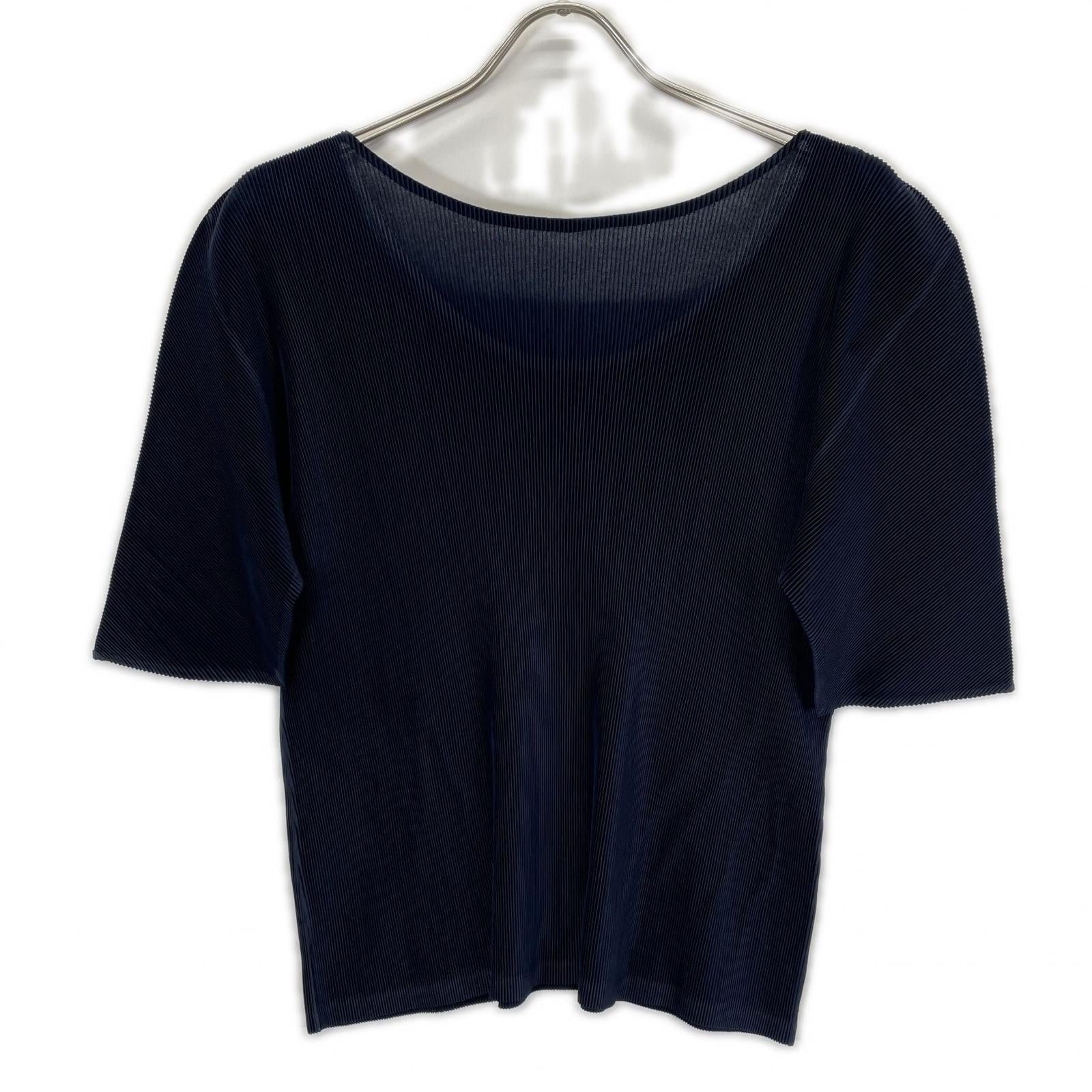 PLEATS PLEASE プリーツプリーズ 13SS PP31FK312 ネイビー 半袖カットソー トップス