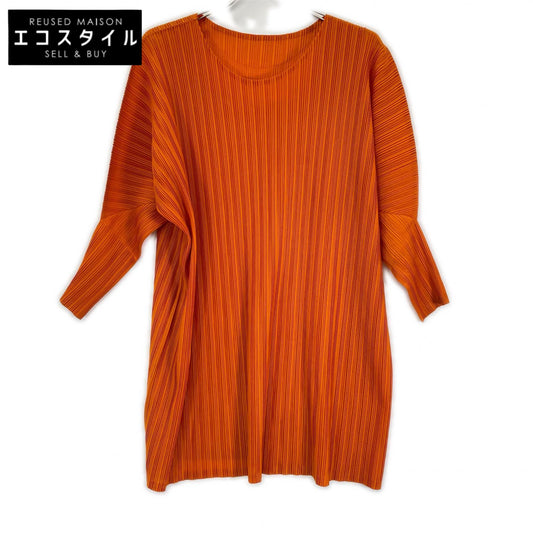 PLEATS PLEASE プリーツプリーズ 15SS PP51-FT333 オレンジ 長袖チュニック トップス