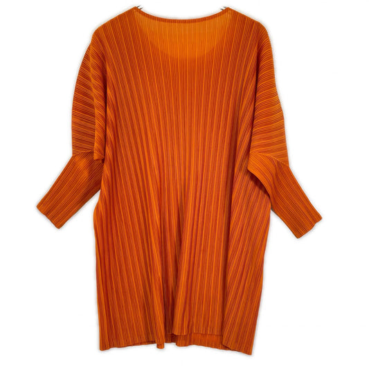 PLEATS PLEASE プリーツプリーズ 15SS PP51-FT333 オレンジ 長袖チュニック トップス