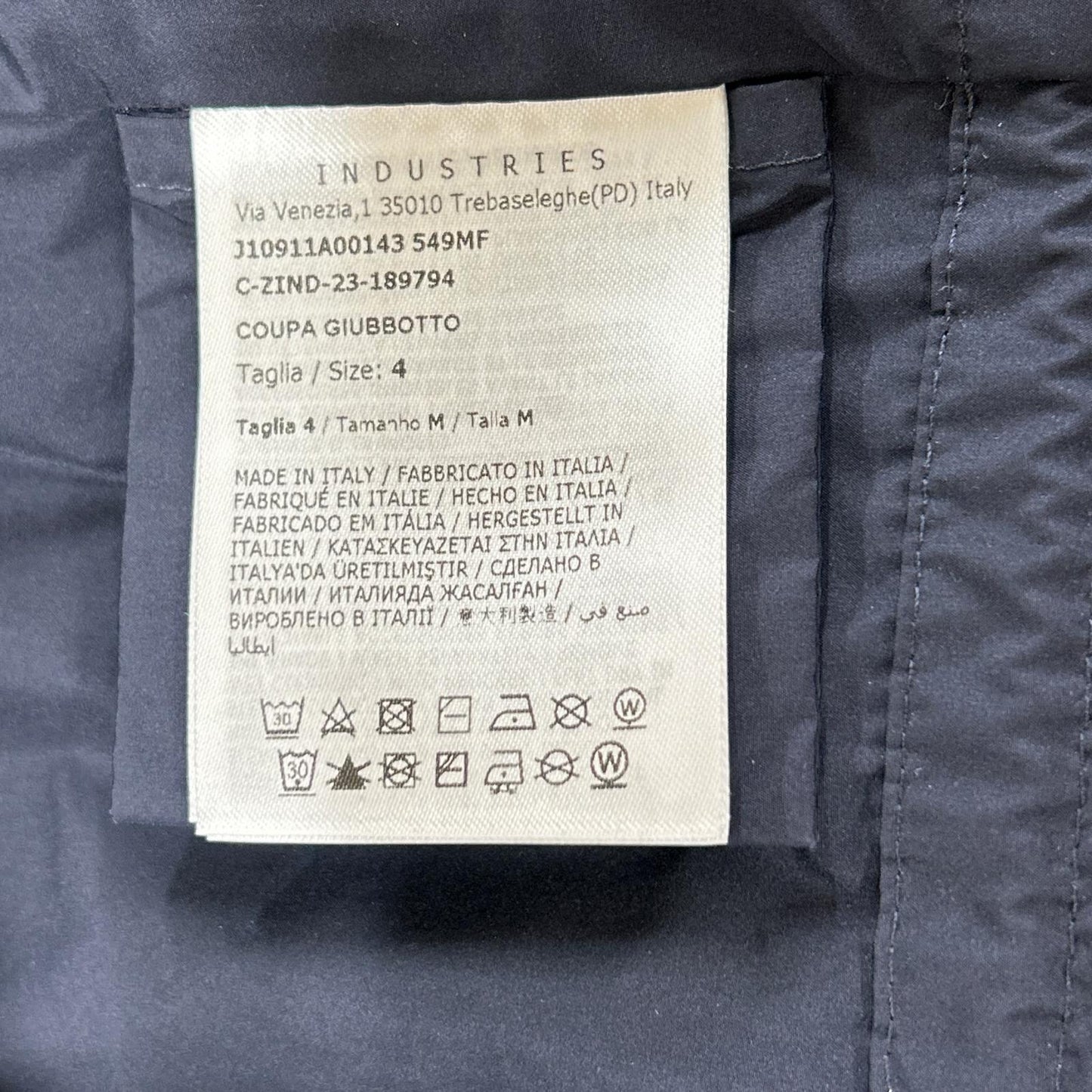 MONCLER モンクレール ネイビー Aquaflect COUPA ジャケット ジャケット
