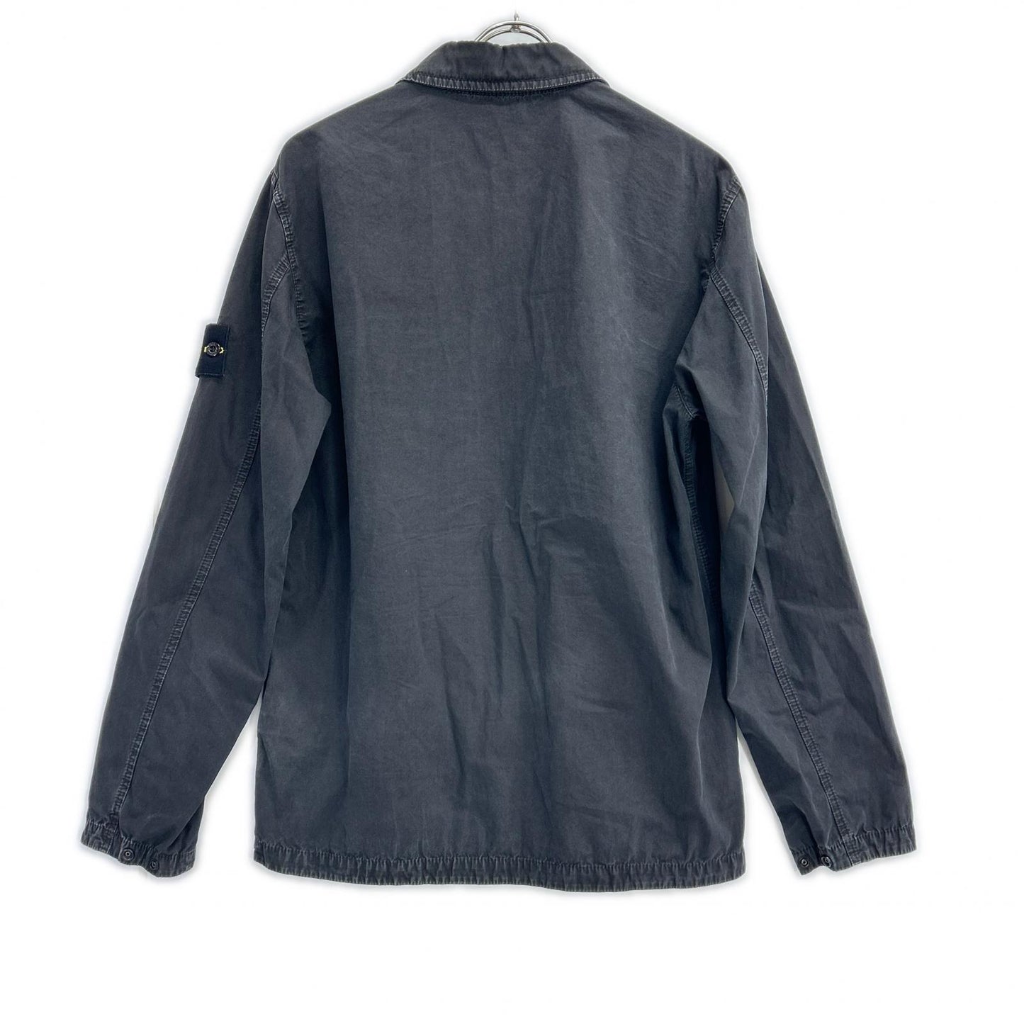 STONE ISLAND ストーンアイランド 7715101WN ブラック ジップアップシャツジャケット ジャケット