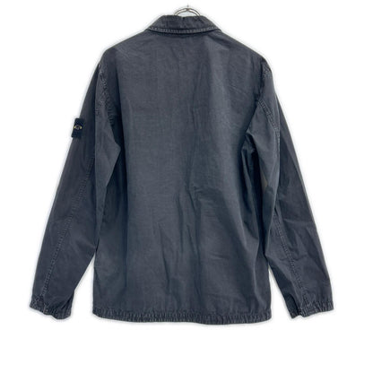 STONE ISLAND ストーンアイランド 7715101WN ブラック ジップアップシャツジャケット ジャケット