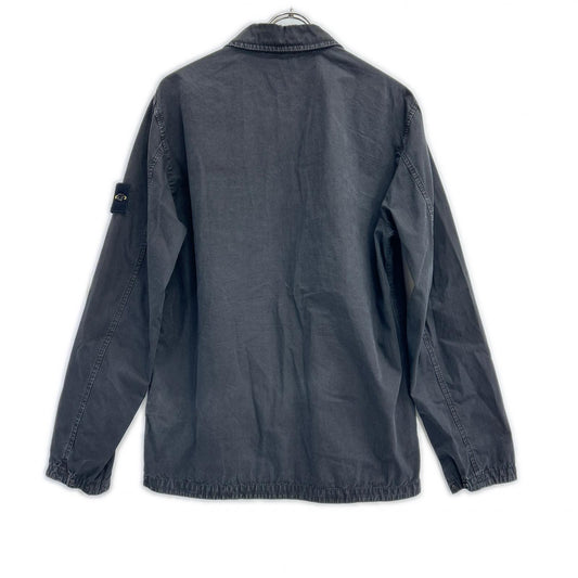 STONE ISLAND ストーンアイランド 7715101WN ブラック ジップアップシャツジャケット ジャケット