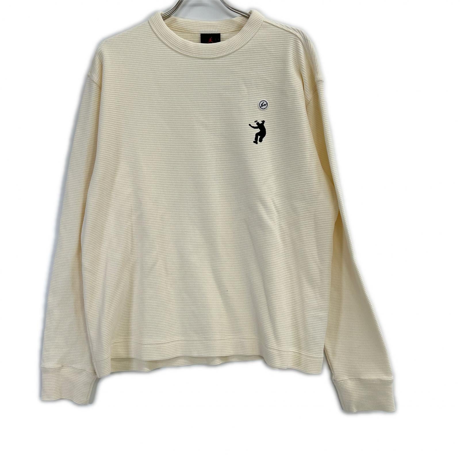 NIKE ナイキ Nike Jordan x FRAGMENT x UNION white Thermal T トップス