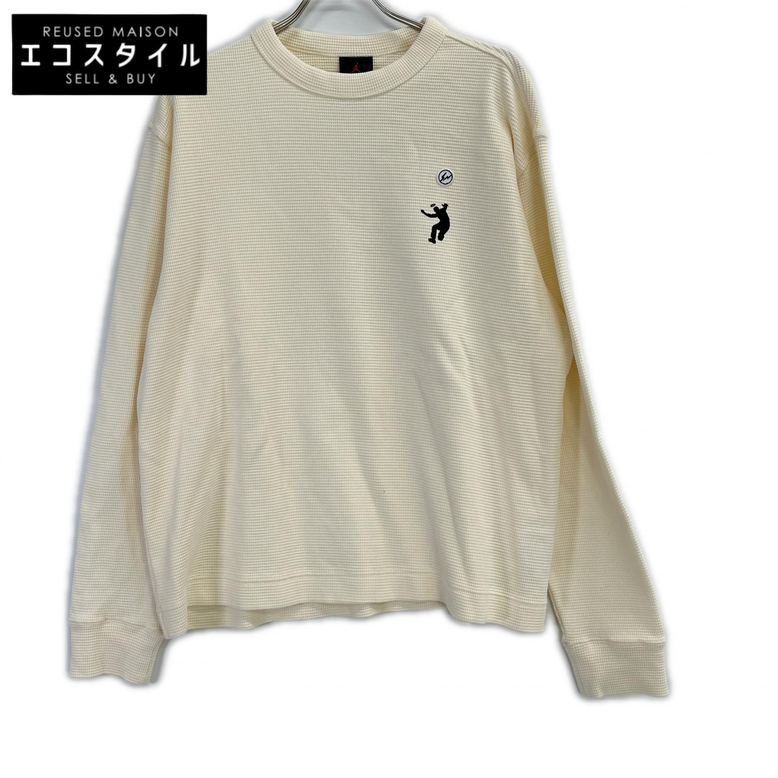 NIKE ナイキ Nike Jordan x FRAGMENT x UNION white Thermal T トップス