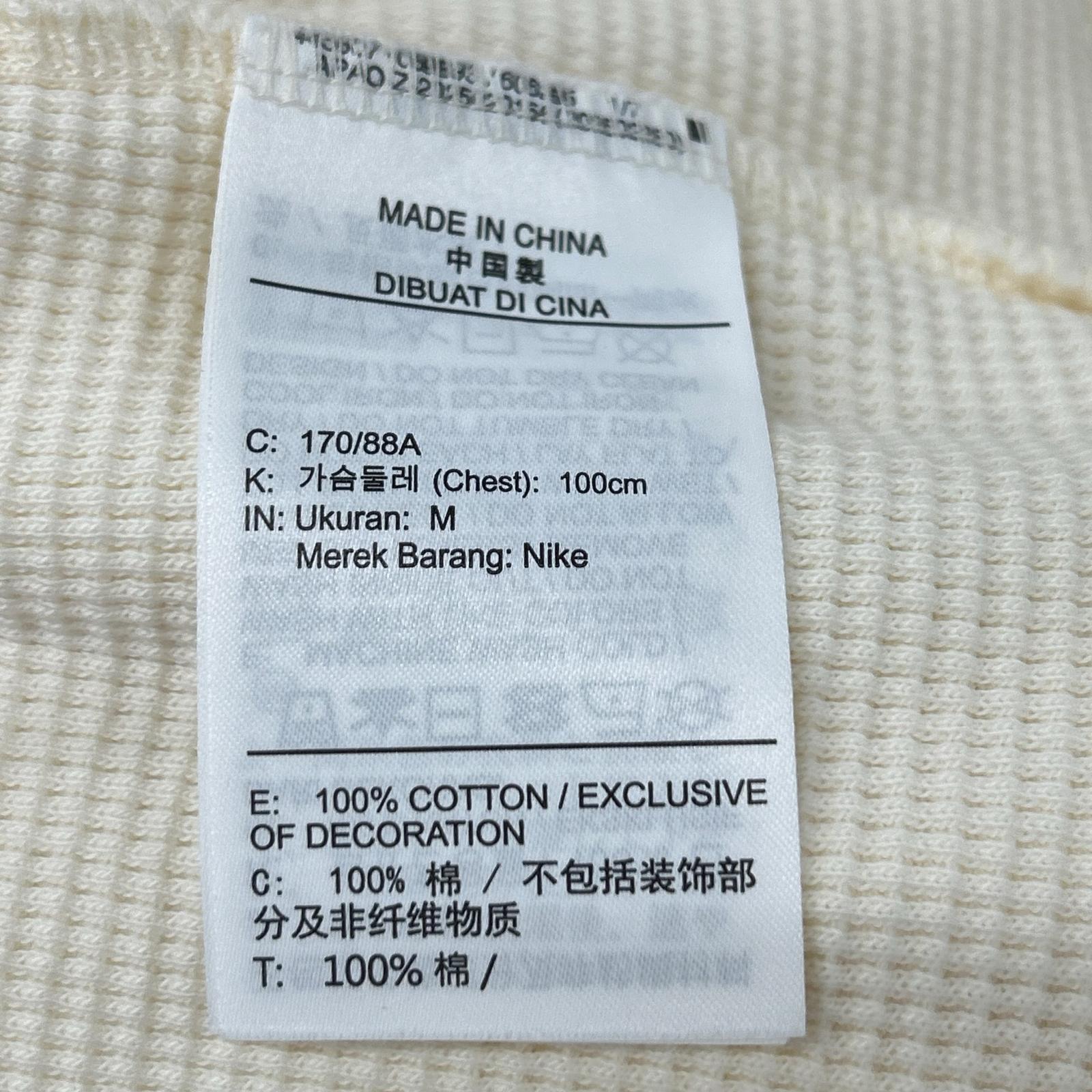 NIKE ナイキ Nike Jordan x FRAGMENT x UNION white Thermal T トップス