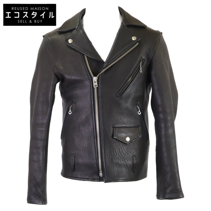 FINE CREEK&CO ファインクリークアンドコー 【美品】ACJK045 LEON DEER 5TH MODEL ディアスキン ダブルライダースジャケット ジャケット