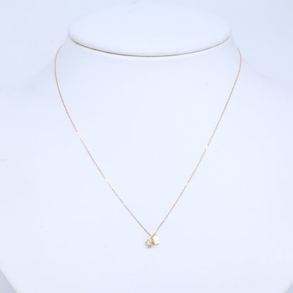 AHKAH アーカー 【美品】AK1422010100 Au750 D0.07 パピヨンブリリアンプチ ダイヤモンド ネックレス