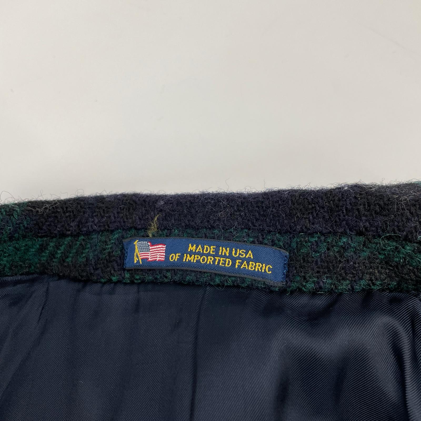 POLObyRalphLauren ポロラルフローレン 715572628 グリーン ウール チェック USA製 テーラードジャケット ジャケット