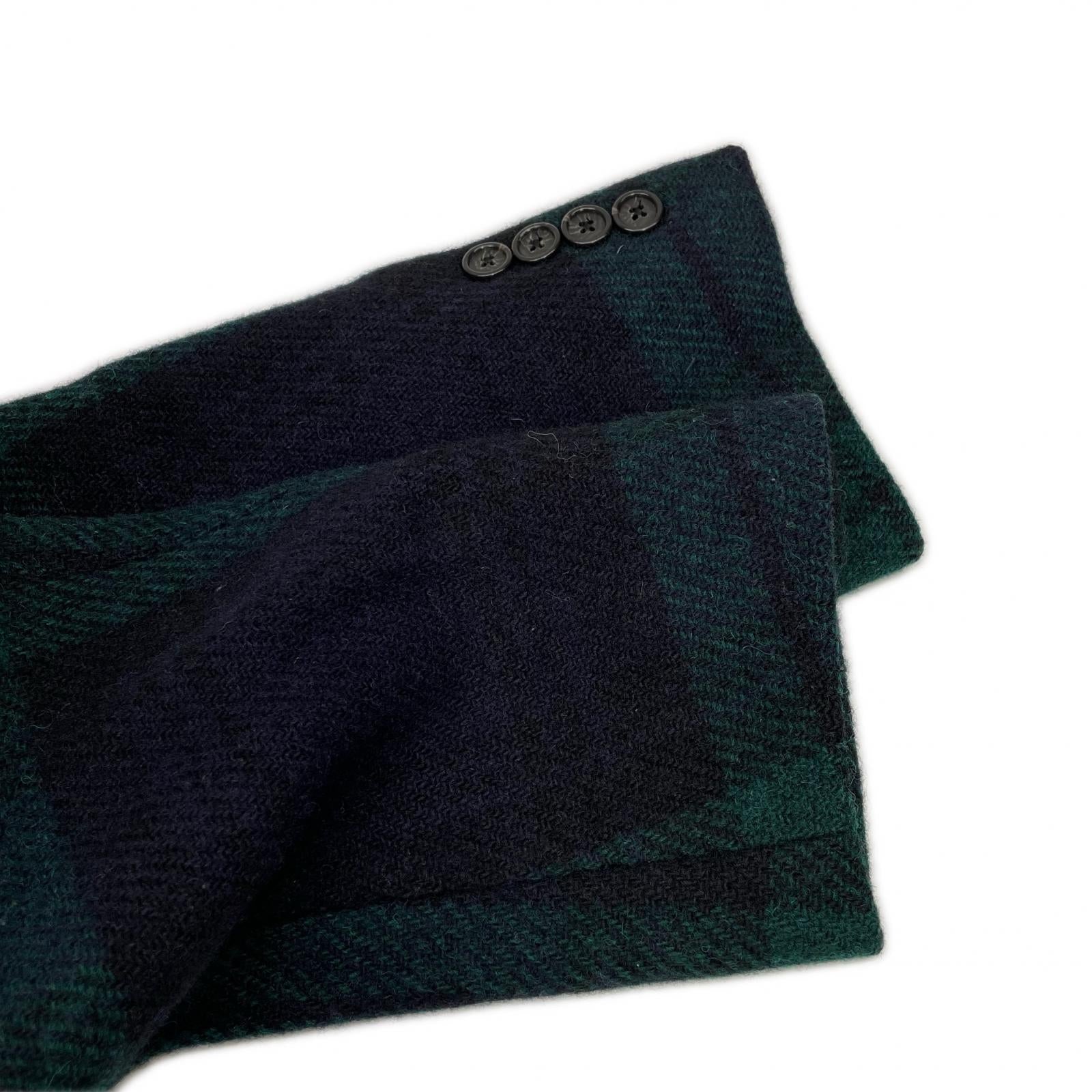 POLObyRalphLauren ポロラルフローレン 715572628 グリーン ウール チェック USA製 テーラードジャケット ジャケット