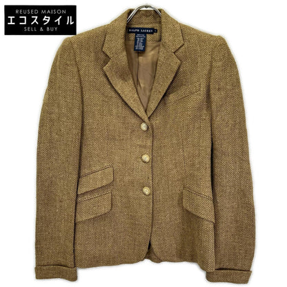 POLObyRalphLauren ポロラルフローレン ベージュ ウール ヘリンボーン テーラードジャケット ジャケット