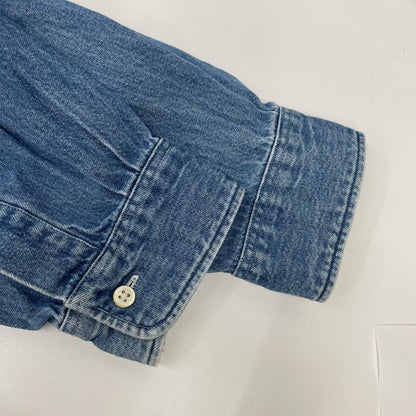 POLObyRalphLauren ポロラルフローレン ブルー インディゴ ポニー刺繍 ボタンダウンデニムシャツ トップス