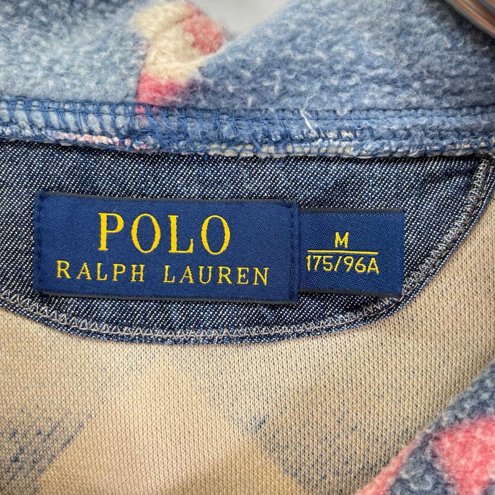 POLObyRalphLauren ポロラルフローレン 710689956001 ブルー系 ネイティブ柄 フリース パーカー トップス