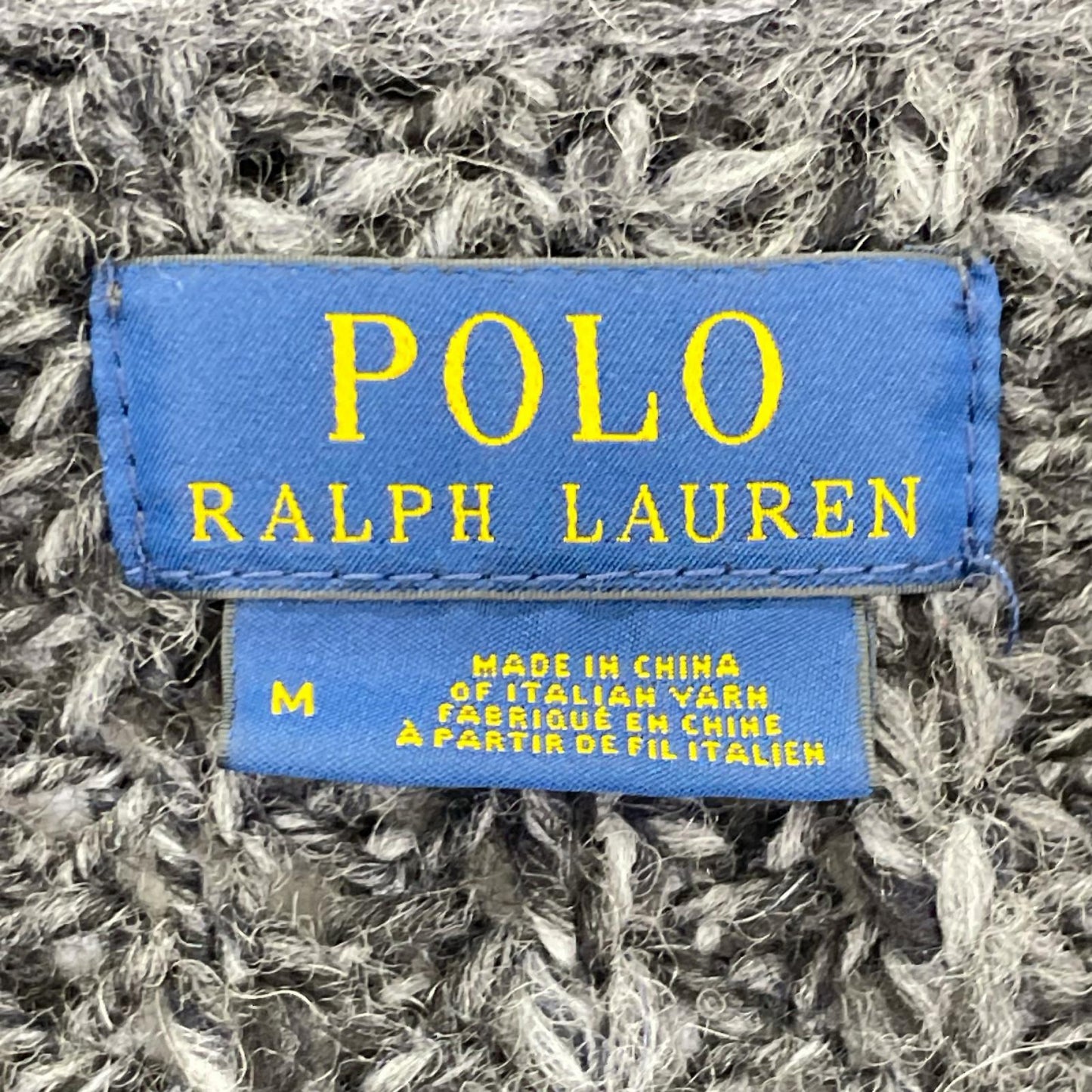 POLObyRalphLauren ポロラルフローレン 710684009001 グレー ショールカラーロングニットカーディガン トップス