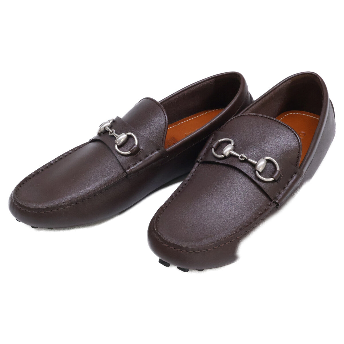 GUCCI グッチ 【新品同様】26SS 765859 ホースビット付き ドライビング シューズ シューズ